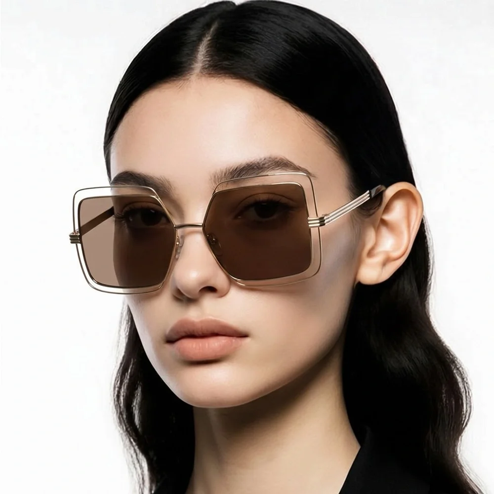✨ New Authentic Tory Burch TY6086 55-X Brown & Gold Sunglasses ✨